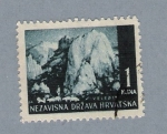 Stamps Croatia -  Montañas