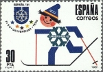 Stamps Spain -  JUEGOS MUNDIALES UNIVERSITARIOS DE INVIERNO,universida