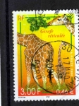 Stamps : Europe : France :  jirafa