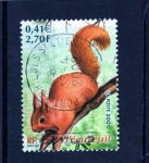 Stamps : Europe : France :  ardilla