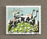 Stamps Europe - Switzerland -  Vaca patas arriba