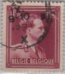 Stamps : Europe : Belgium :  Leopoldo III-