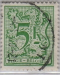 Stamps Belgium -  Leon heraldico-de 1951 a 1980