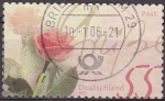 Stamps Germany -  ALEMANIA 2003 Scott 2227 Sello Flores Rosas Greeting Stamp 55 Usado Michel 2317 Allemagne Duitsland