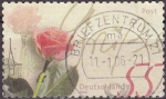 Sellos de Europa - Alemania -  ALEMANIA 2003 Scott 2227 Sello Flores Rosas Greeting Stamp 55 Usado Michel 2317 Allemagne Duitsland