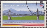 Sellos de Europa - Alemania -  ALEMANIA 2003 Scott 2245 Sello Arquitectura Puente Salzack 55 Usado Michel 2346 Allemagne Duitsland