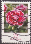 Stamps Germany -  ALEMANIA 2008 Michel 2694 Sello Serie Basica Flor Gartennelke 25 Usado Allemagne Duitsland Germania