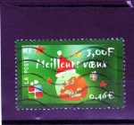 Stamps : Europe : France :  felicidades