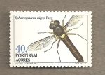 Sellos de Europa - Portugal -  Azores, insecto Sphaerophoria
