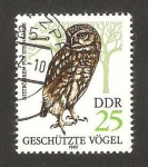 Stamps Germany -  un búho
