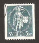 Sellos de Europa - Suecia -  erik IX