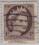 Stamps : America : Canada :  Isabel II-