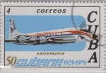 Sellos de America - Cuba -  50 aniversario-Cubana 1929-1979