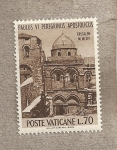 Stamps Europe - Vatican City -  Iglesia Santo Sepulcro Jerusalem