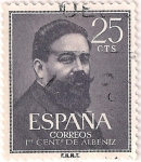 Stamps Spain -  1320, Isaac Albeniz (1860-1909).