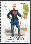 Stamps Spain -  2384 Uniformes. Tambor Mayor de Infantería de Línea, 1861.