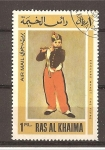 Stamps : Asia : United_Arab_Emirates :  Ras Al Khaima./ Pinturas.