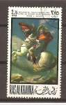 Stamps United Arab Emirates -  Ras Al Khaima./ Pinturas. (Napoleon)
