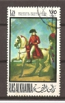 Stamps : Asia : United_Arab_Emirates :  Ras Al Khaima./ Pinturas. (Napoleon)