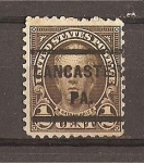 Stamps United States -  Nathan Halle./ Lancaster.