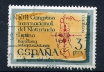 Stamps Spain -  XIII congreso intern. del notario latino