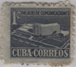 Stamps Cuba -  Palacio de comunicaciones