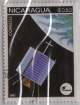 Stamps : America : Nicaragua :  intersat