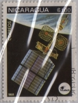 Stamps : America : Nicaragua :  intelsat