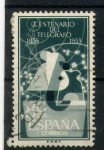 Stamps Spain -  Centenario del telegrafo