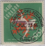 Stamps : America : Ecuador :  juegos olimpicos-1964 y 1968