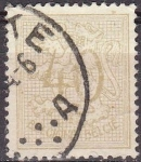 Stamps Belgium -  BELGICA 1951 Scott 413 Sello León Rampante y Numero 40c usado