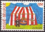 Stamps : Europe : Belgium :  BELGICA 2002 Scott 1911 Sello º Europa Circo 52c