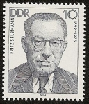 Stamps Germany -  Fritz Selbmann