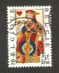 Stamps Belgium -  dama de corazones