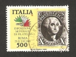 Stamps Italy -  exposición filatélica mundial en roma