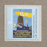 Stamps Germany -  100 Aniv. de la exposición sobre el espacio
