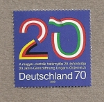 Stamps Germany -  20 Aniv. de la apertura de frontera entre austria y Hungría