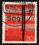 Stamps Germany -  Partitura de musica