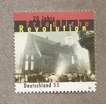 Stamps Germany -  20 aniv. de la Revolución por la paz