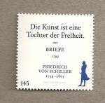 Stamps Germany -  El arte es una hija de la libertad