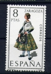 Stamps Spain -  serie- Trajes regionales