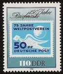 Stamps Germany -  150 años de envios postales - 75 años de la UPU