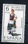 Stamps Spain -  serie- Trajes regionales