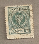 Stamps Poland -  Escudo nacional