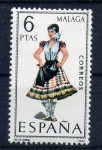 Stamps Spain -  serie- Trajes regionales