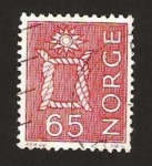 Sellos de Europa - Noruega -  nudo marino