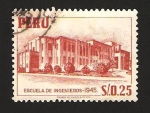 Stamps Peru -  431 - Escuela de Ingenieros