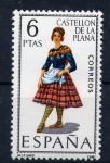 Stamps Spain -  serie- Trajes regionales