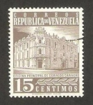 Stamps Venezuela -  oficina principal de correos en caracas
