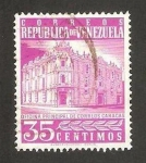 Stamps Venezuela -  oficina principal de correos en caracas